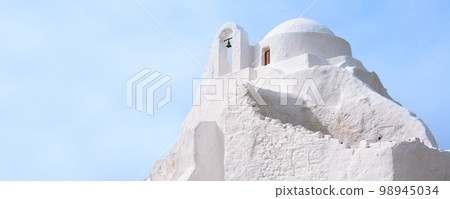 Panayia Paraportiani church in Mykonos, Greece Panayia Paraportiani church in Mykonos, Greece 98945034