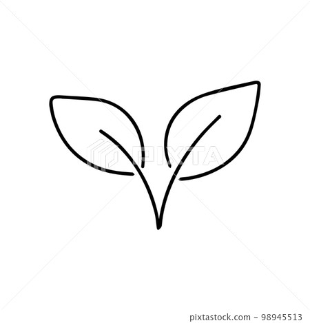 leaf ecology nature element vector icons 98945513