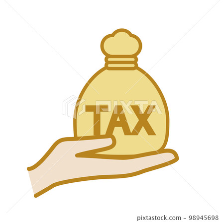 沉重的稅袋圖片 98945698