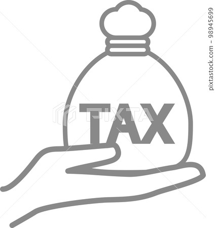 沉重的稅袋圖片 98945699