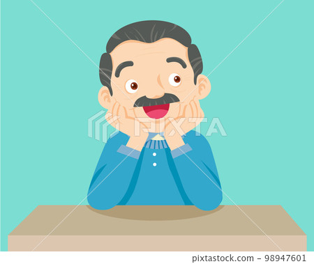 people thinking sitting and rest chin in hands 3 98947601