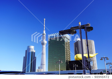 眺望東京晴空塔、淺草的風景 98948472