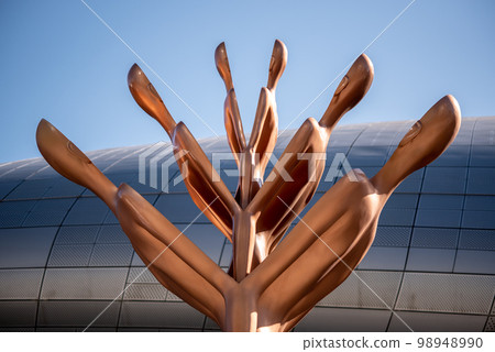 Dongdaemun Design Plaza landmark in Seoul, South Korea by Zaha Hadid 98948990