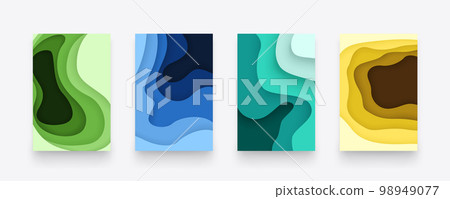 abstract liquid backdrop boards layer design set abstract liquid backdrop boards layer design set 98949077