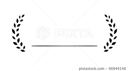 Award laurel frame wreath vector illustration 98949148