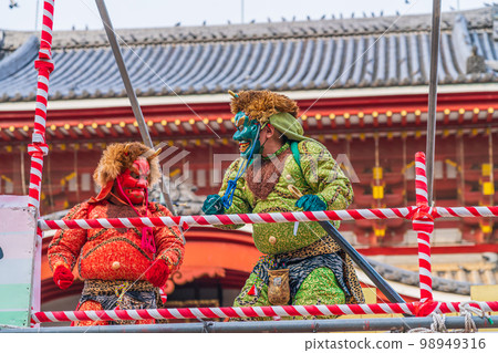 大須觀音節分祭、追鬼儀式<愛知縣名古屋市> 98949316