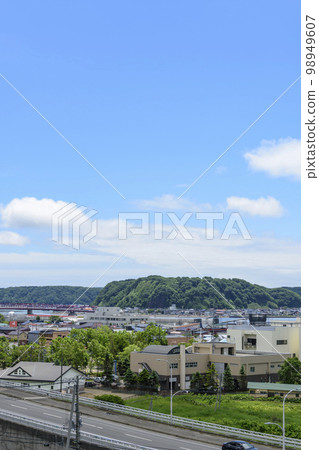初夏的北海道東部厚岸町 98949607