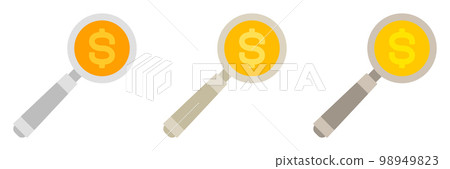 Search Money in flat style isolated 98949823