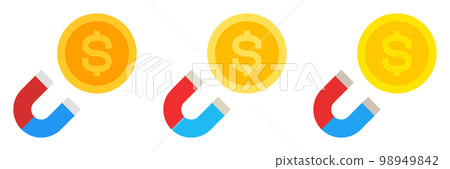 Money Attraction in flat style isolated 98949842