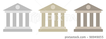 Bank in flat style isolated 98949855