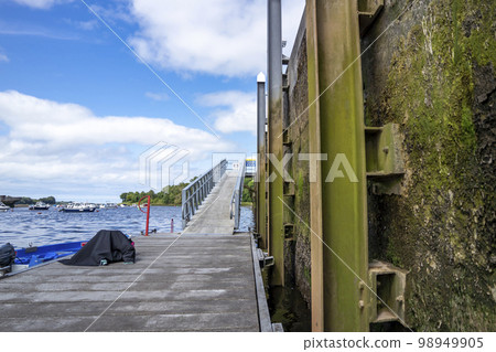 The pier at Ballina harbour in County Mayo - Ireland The pier at Ballina harbour in County Mayo - Ireland 98949905