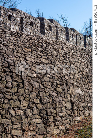 Seoul City Wall fortress protecting capital of South Korea 98950412