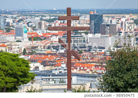 Russian Orthodox cross in Bratislava 98950475