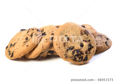 Biscuits at the white background. Homemade pastry Biscuits at the white background. Homemade pastry 98951573