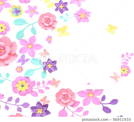 access element for Valentine's Day and Mother's Day greeting card, 3D rendering of celebrations on special days. 98951910