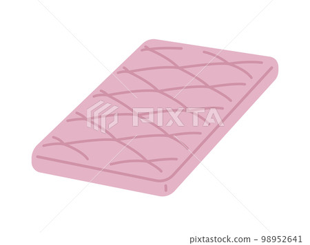 粉紅色床墊的插圖 98952641