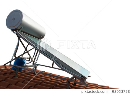 Renewable energy concept with solar panel technology Renewable energy concept with solar panel technology 98953738
