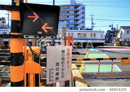 Famous or infamous?… Railroad crossing that will not be opened in the future after the construction of the elevated structure - Tobu Skytree Line / Kasukabe Great Railroad Crossing 98954205