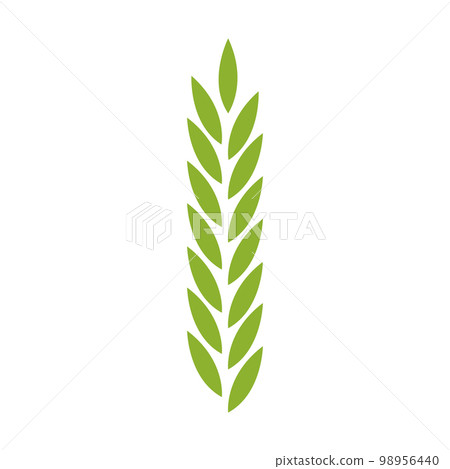 Green natural leaf drawing, vector Green natural leaf drawing, vector 98956440