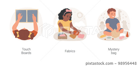 Family traditions isolated cartoon vector illustration set. Girl fifteenth Birthday celebration, quinceanera party, bar and bat mitzvah, jewish tradition, teenage boy in tefillin vector cartoon. Family traditions isolated cartoon vector illustration set. Girl fifteenth Birthday celebration, quinceanera party, bar and bat mitzvah, jewish tradition, teenage boy in tefillin vector cartoon. 98956448