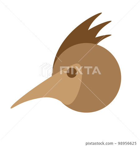 Cute brown bird Mascot. Vecor illustration. 98956625