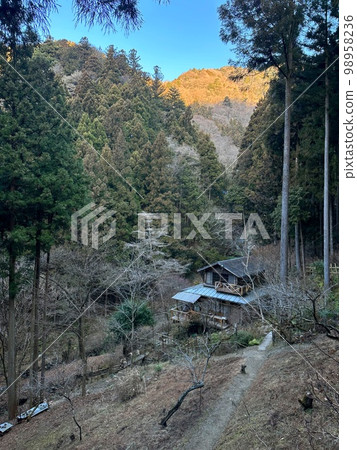 Okutama "Honnitayama" and a private house in winter 98958236