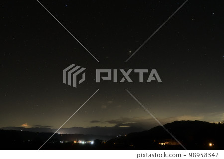 北斗市白州町，東方的天空被春天的星辰取代的深夜 98958342