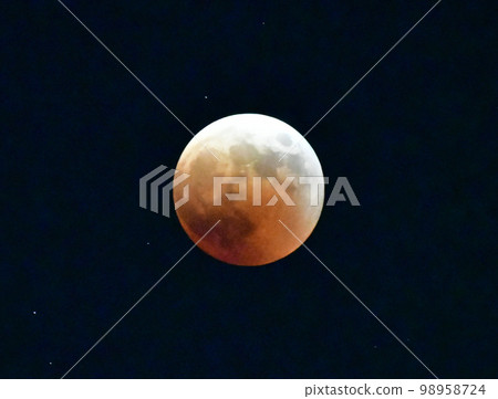 Total lunar eclipse November 08, 2022 19:16 Sendai 98958724