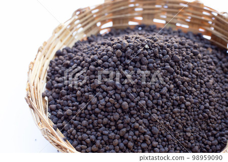 Fertilizer, chicken manure pellets. Natural plant food Fertilizer, chicken manure pellets. Natural plant food 98959090