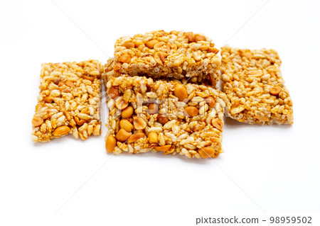 Krayasart, Thai crispy rice, peanut and sesame cereal bar Krayasart, Thai crispy rice, peanut and sesame cereal bar 98959502