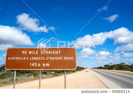 Nullarbor 平原澳大利亞最長直路的起點 98960214