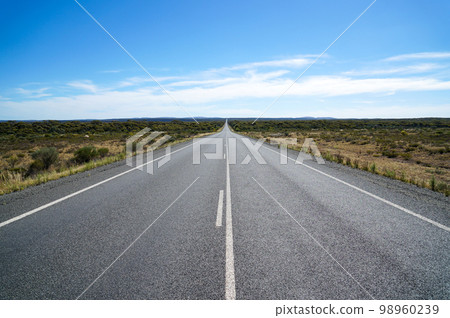 The straight road of the great plain that sucks The straight road of the great plain that sucks 98960239