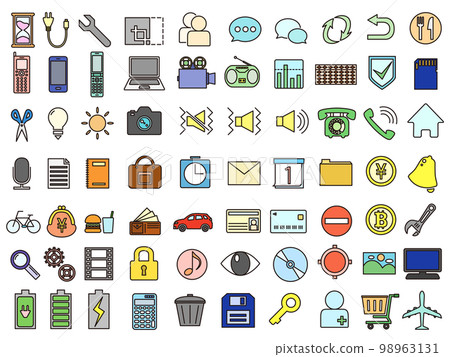 顏色業務圖標集 98963131