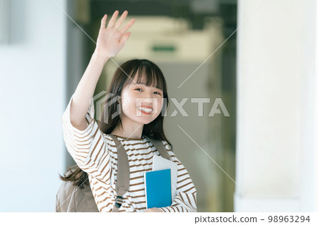 Female student's portrait Female student's portrait 98963294