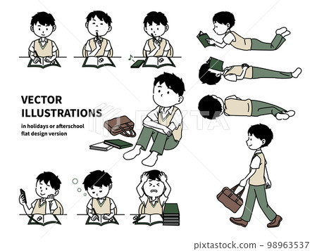 Student study uniform boy blazer summer 98963537