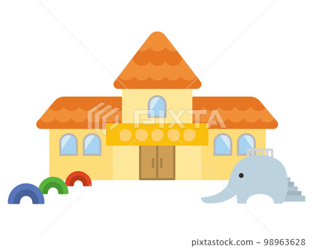 Nursery school building Kindergarten building 98963628
