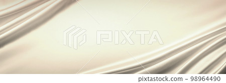 Draped golden cloth background texture 98964490