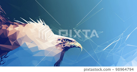 Abstract modern low poly banner Abstract modern low poly banner 98964794