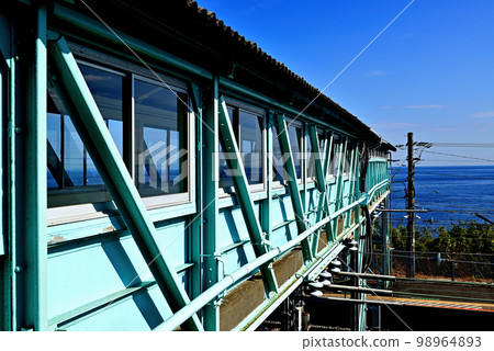 JR東日本木製車站大樓根部川站的風景 98964893
