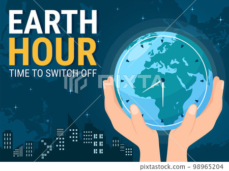 Happy Earth Hour Day Illustration with Lightbulb, World Map and Time to Turn Off in Flat Sleep Cartoon Hand Drawn Landing Page Templates Happy Earth Hour Day Illustration with Lightbulb, World Map and Time to Turn Off in Flat Sleep Cartoon Hand Drawn Landing Page Templates 98965204
