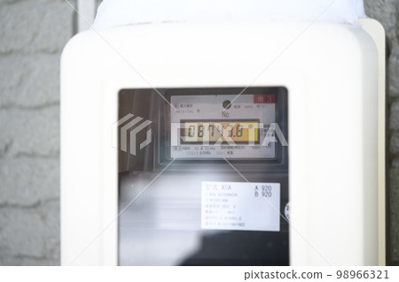 功率計(飆升的電費圖像) 功率計(飆升的電費圖像) 98966321