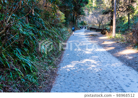 Mount Takao Trail 1 starting point in front of Kiyotaki Station 98968512