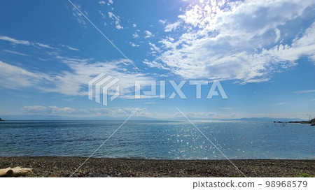 鹿兒島縣和泉郡長島町獅子島湯口港周邊風景 98968579