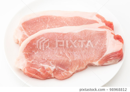 Pork loin meat white back 98968812