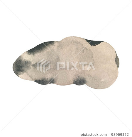 Cloud grey rainy flat a watercolor illustration Cloud grey rainy flat a watercolor illustration 98969352