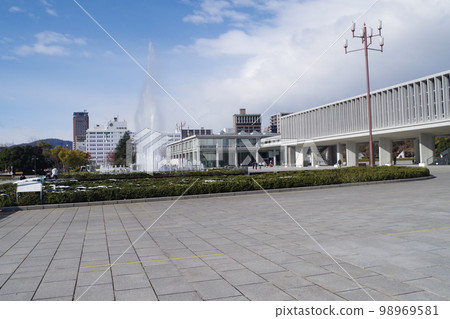View of the Fountain of Prayer and the Atomic Bomb Museum View of the Fountain of Prayer and the Atomic Bomb Museum 98969581