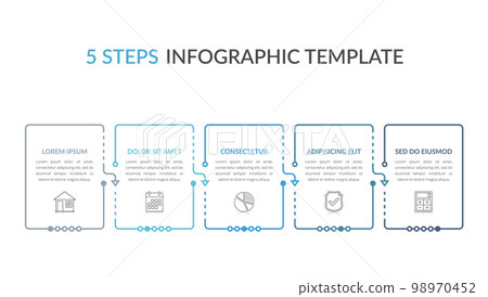 5 Steps - Infographic Template 5 Steps - Infographic Template 98970452