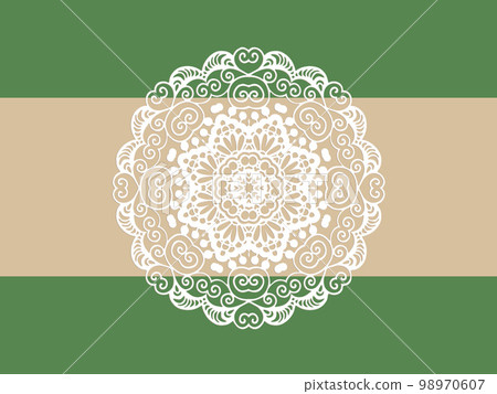 Table cloth lace knit meal Japanese style 98970607