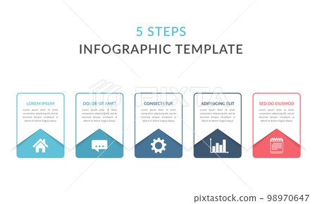 5 Steps - Infographic Template 5 Steps - Infographic Template 98970647