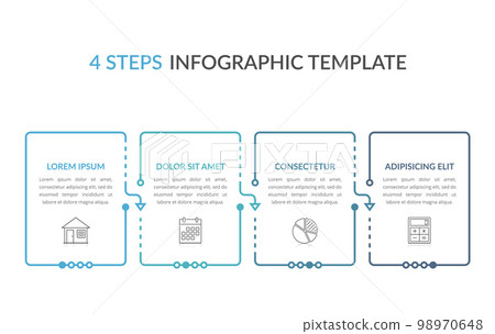 4 Steps - Infographic Template 4 Steps - Infographic Template 98970648